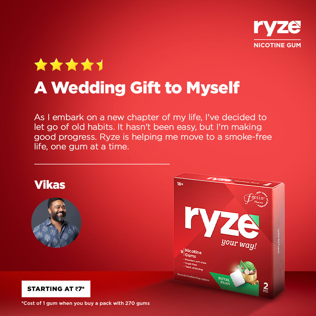 RYZE Gums (Royal Paan) Pack of 3