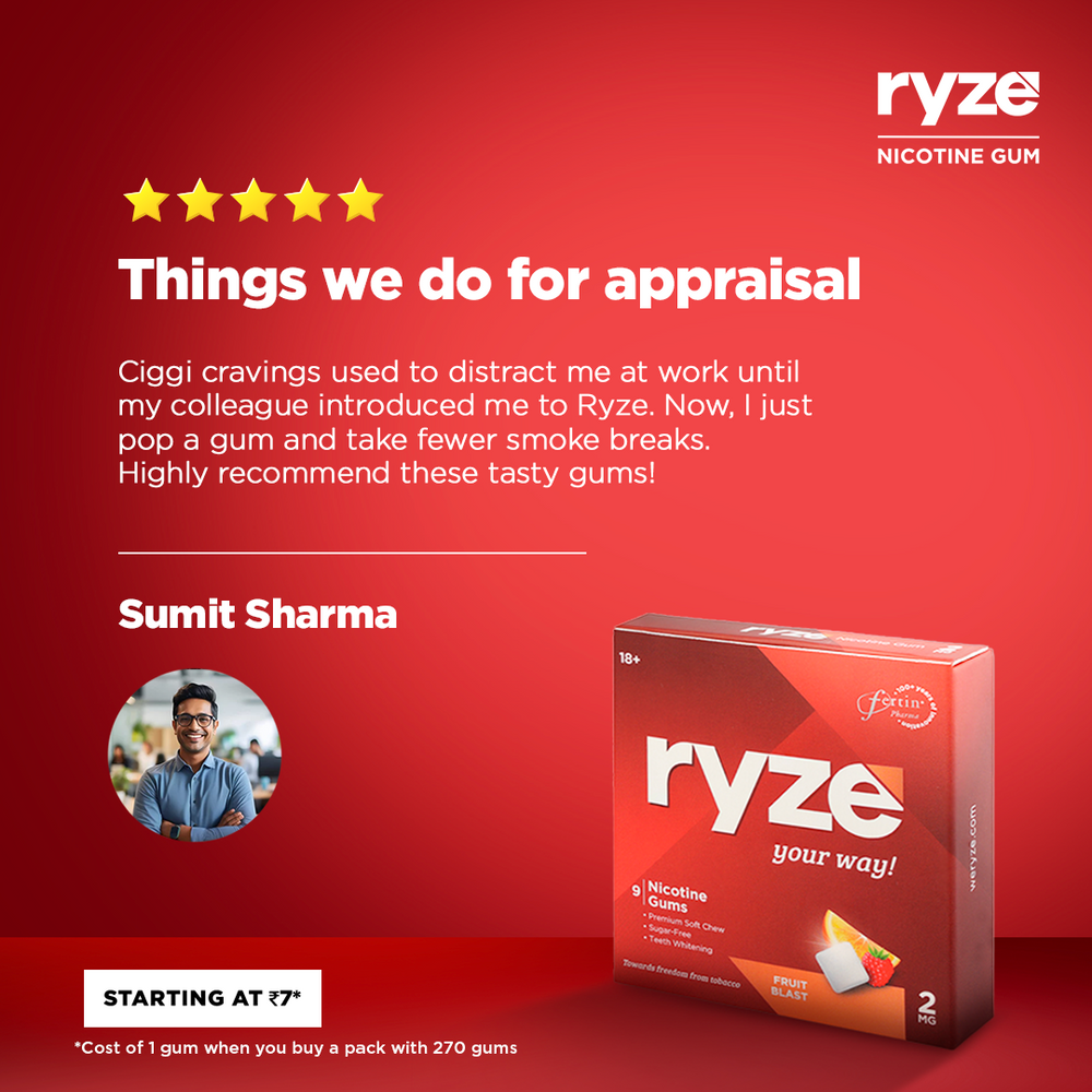 RYZE Gums (Royal Paan) Pack of 3