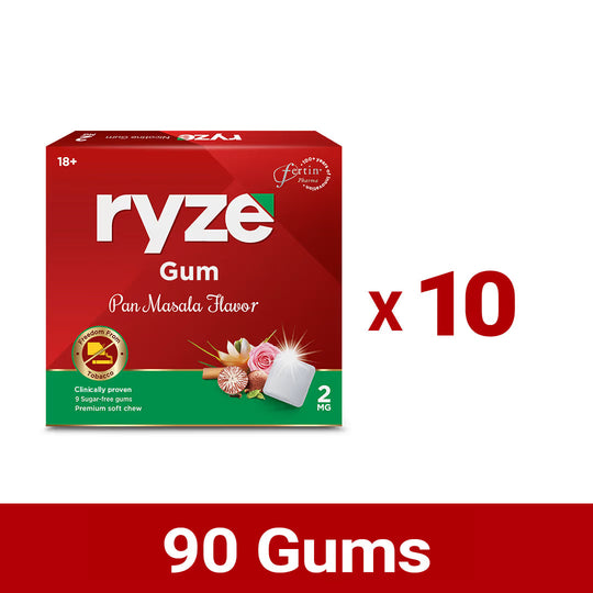 RYZE गम्स फ्लेवर्ड पान फ्लेवर - 2mg