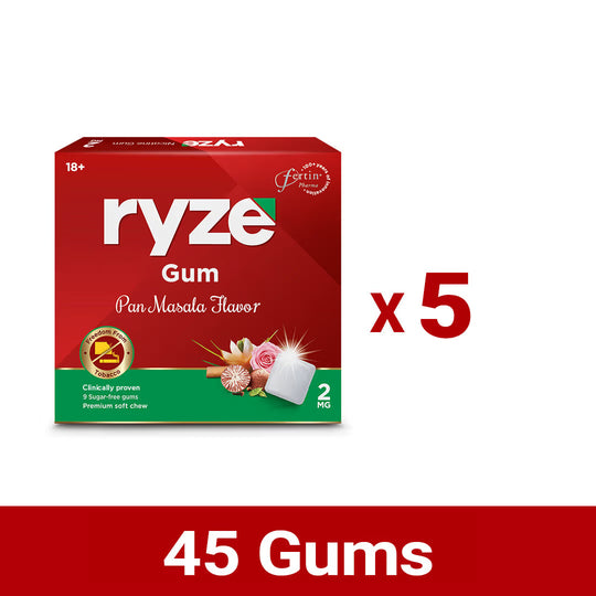 RYZE गम्स फ्लेवर्ड पान फ्लेवर - 2mg