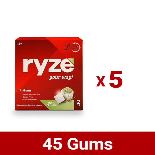 RYZE गम्स फ्रेश फेनेल फ्लेवर - 2mg