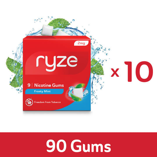 RYZE Gums Frosty Mint Flavour - 2mg