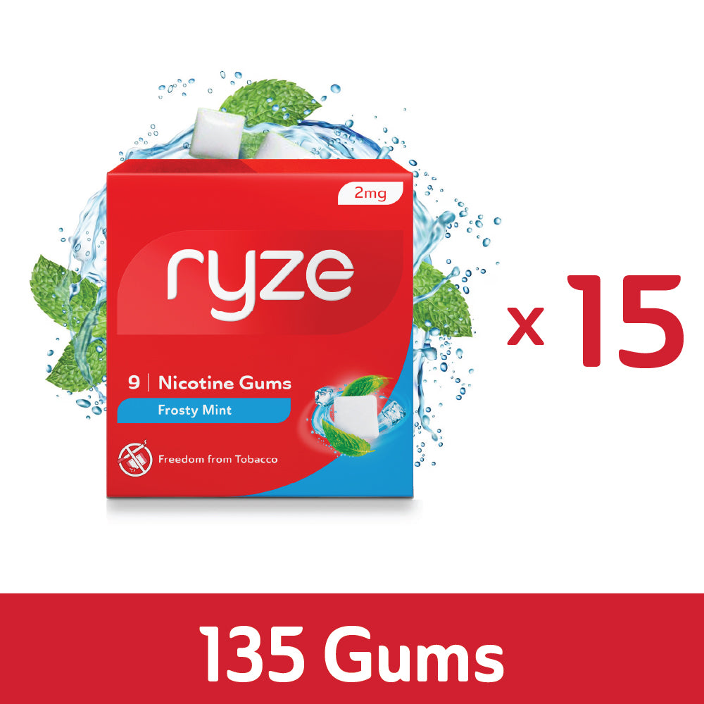 RYZE Gums Frosty Mint Flavour - 2mg