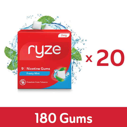 RYZE Gums Frosty Mint Flavour - 2mg