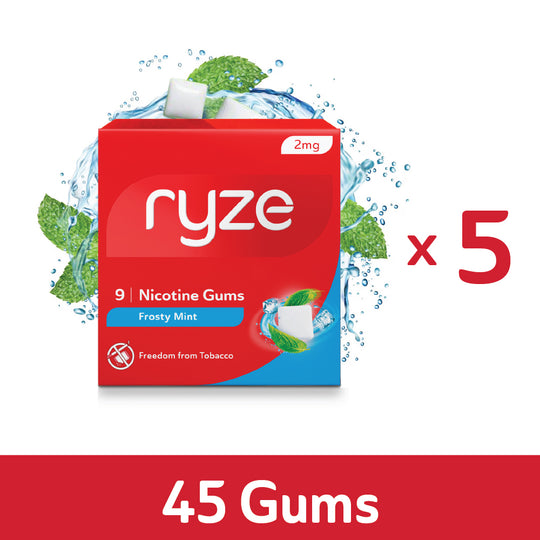 RYZE Gums Frosty Mint Flavour - 2mg