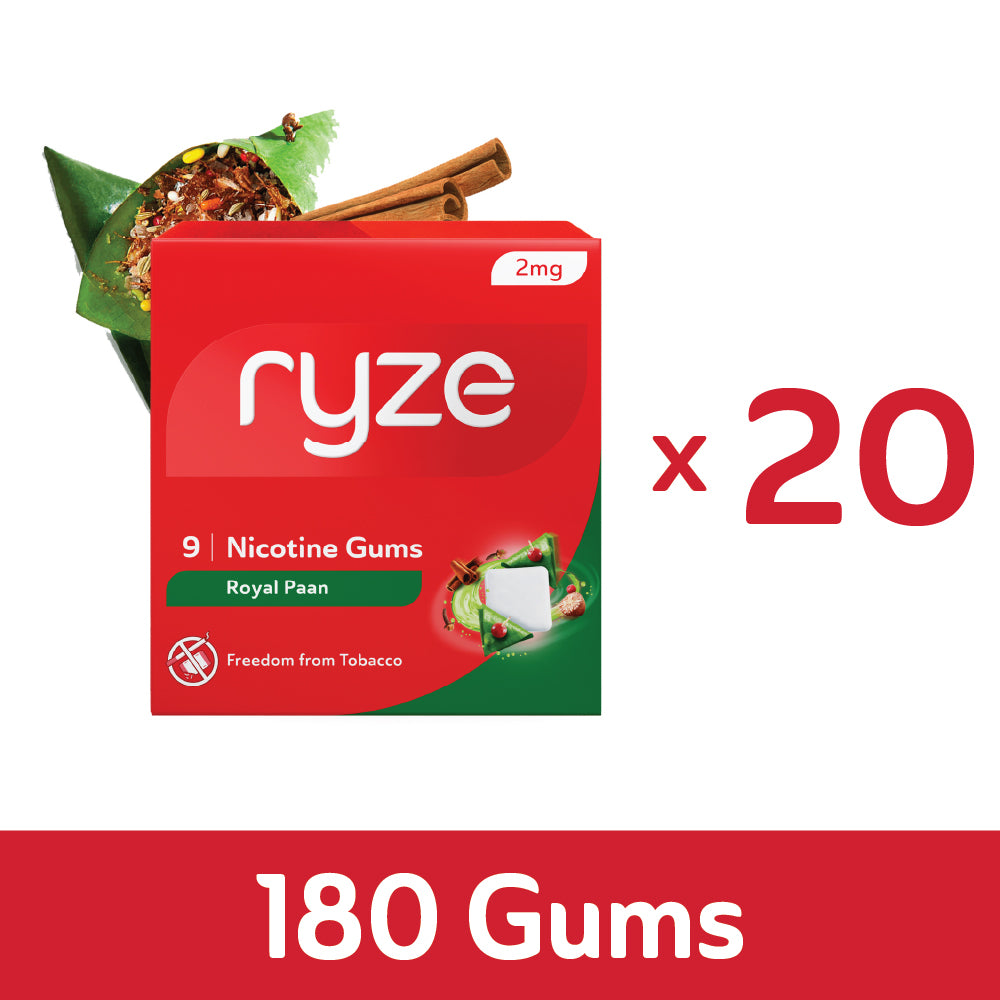 RYZE Gums Royal Paan Flavor - 2mg