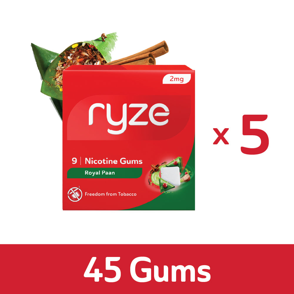 RYZE Gums Royal Paan Flavor - 2mg