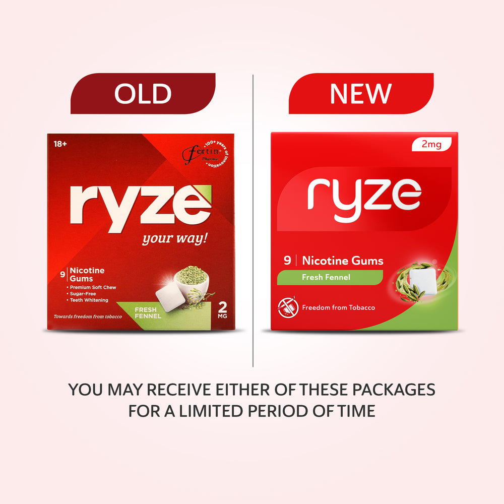 RYZE Gums Fresh Fennel Flavor - 2mg