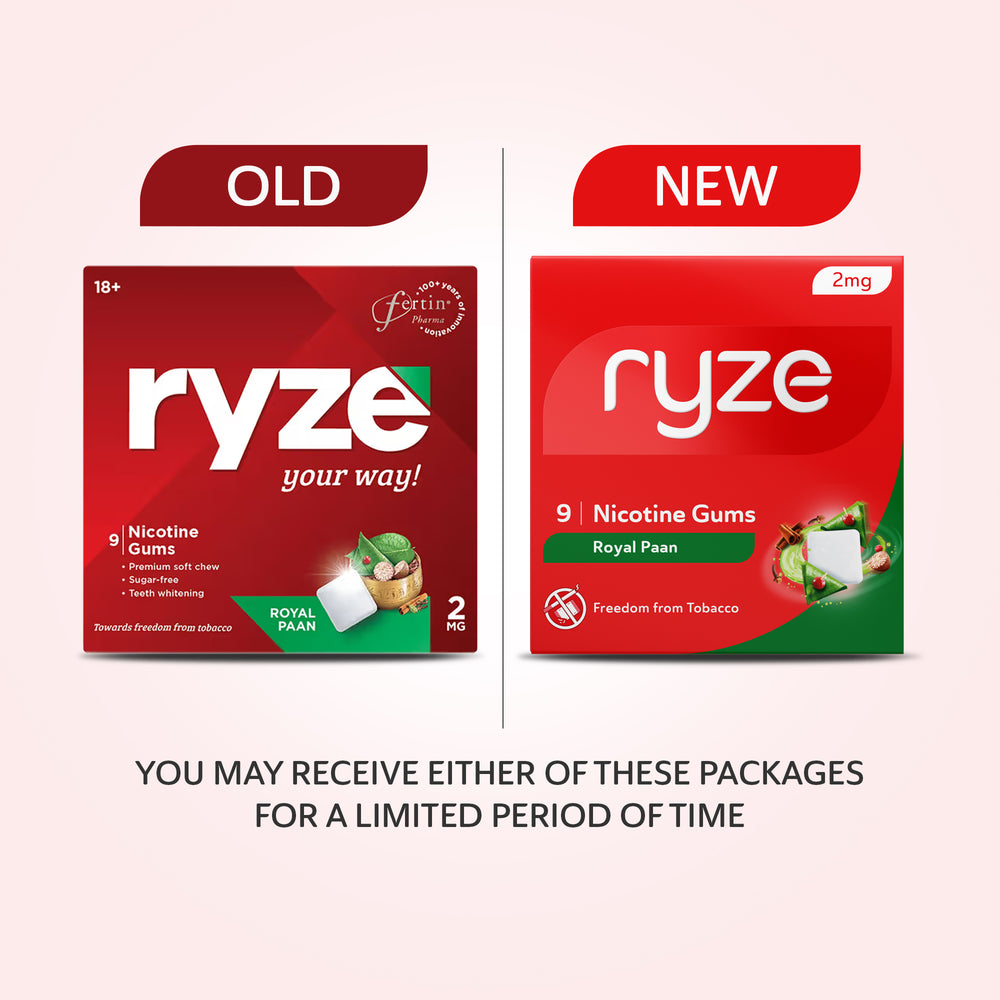 RYZE Gums Royal Paan Flavor - 2mg