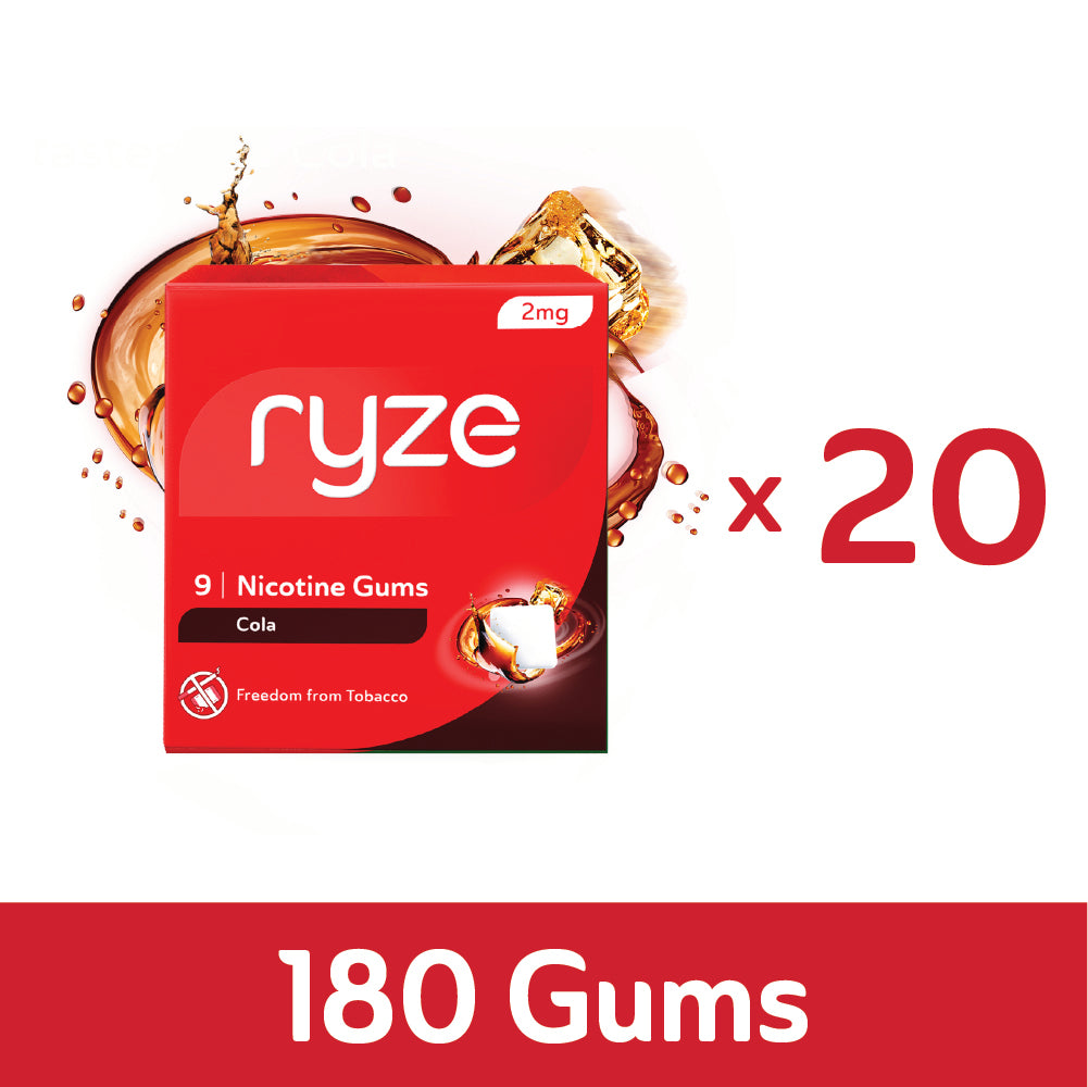 RYZE Gums Cola Flavor - 2mg