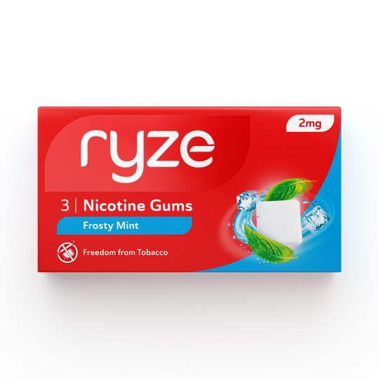 RYZE Gums (Frosty Mint) Pack of 3