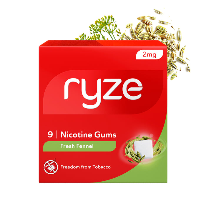 RYZE Gums Fresh Fennel Flavor - 2mg