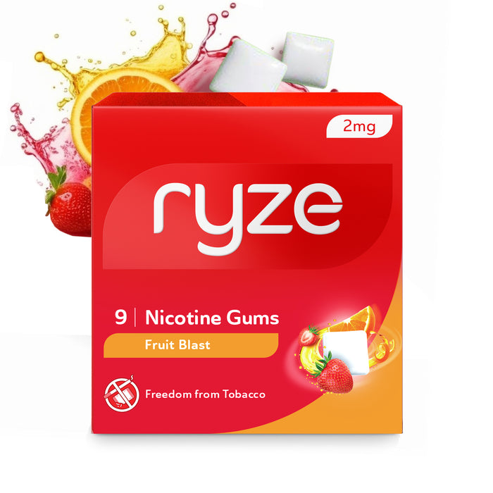 RYZE Gums Fruit Blast Flavor - 2mg