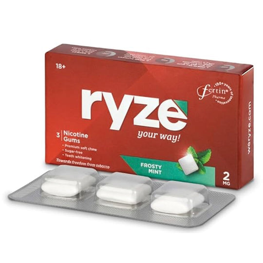 RYZE Gums (Frosty Mint) Pack of 3