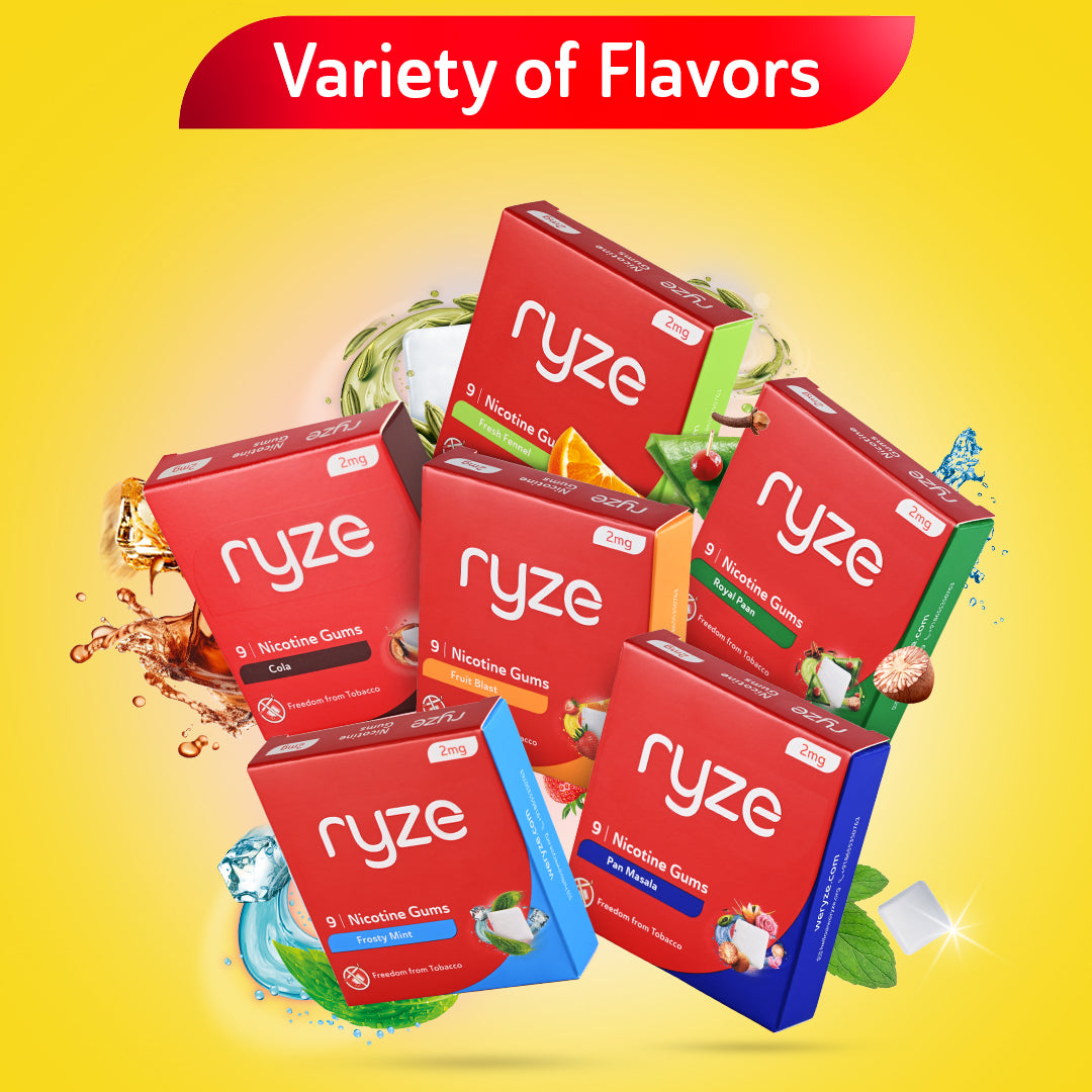 RYZE Assorted Pack - All 6 favours in 1